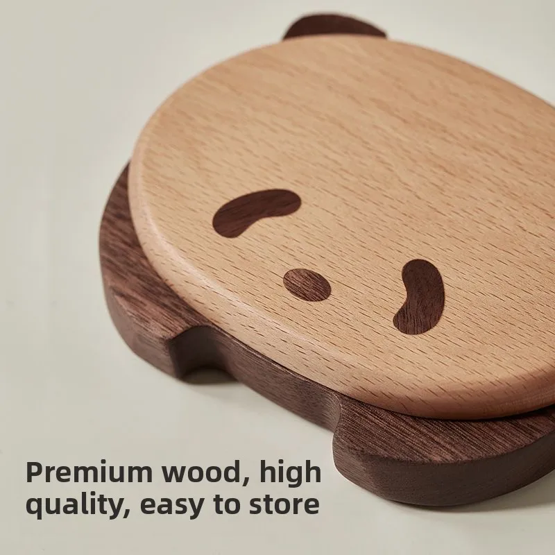  Wood Panda Tooth Loss Box Children's Teeth Baby Boys Girls Wisdom Tooth Memorial Tooth Fairy Exchange Box