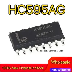수입 오리지널 MC74HC595ADR2G 시프트 레지스터 HC595AG SMT SOP-16, 5 개