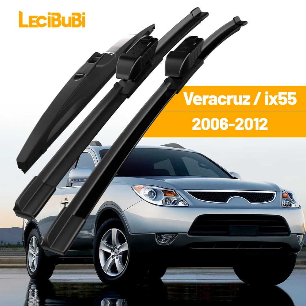 Für Hyundai Veracruz IX55 2006-2012 1 Satz Scheibenwischerblätter vorne und hinten 2007 2008 2009 2010 2011