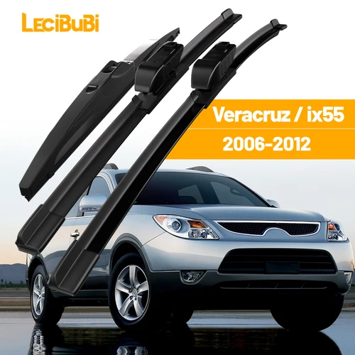 Imagen 1 del producto Para Hyundai Veracruz ix55 2006-2012 1 Juego de limpiaparabrisas delantero y trasero limpiaparabrisas 2007 2008 2009 2010 2011