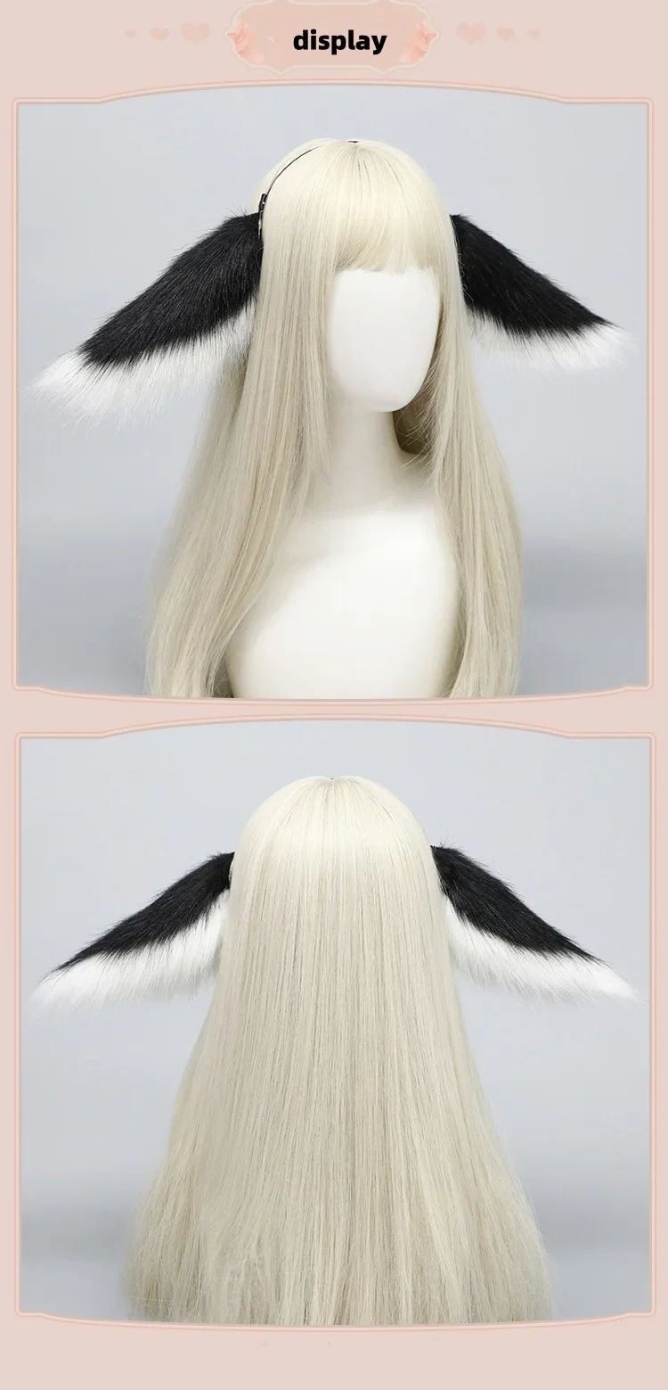 อะนิเมะใหม่ Pendulous หูอุปกรณ์เสริม KC Live TV Headdress ฟ็อกซ์หูผม Hoop Fox สาวฮาโลวีนคอสเพลย์ Props