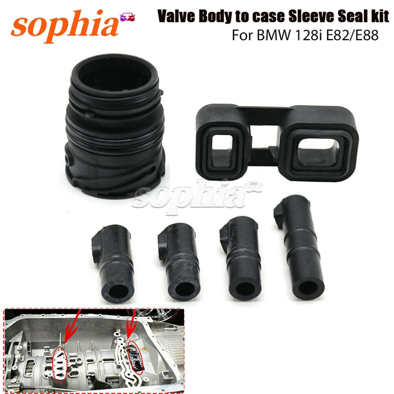 

STPAT 6PCS 6HP19 6HP21 Transmission Sealing tube Valve Body Sleeve Seal kit For BMW