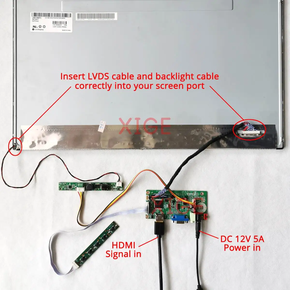 LCD مصفوفة تحكم لوحة للقيادة صالح LTM200KT10 LTM200KT12 لتقوم بها بنفسك عدة 1600*900 شاشة HDMI متوافق المتكلم 20 "LVDS 30-Pin VGA