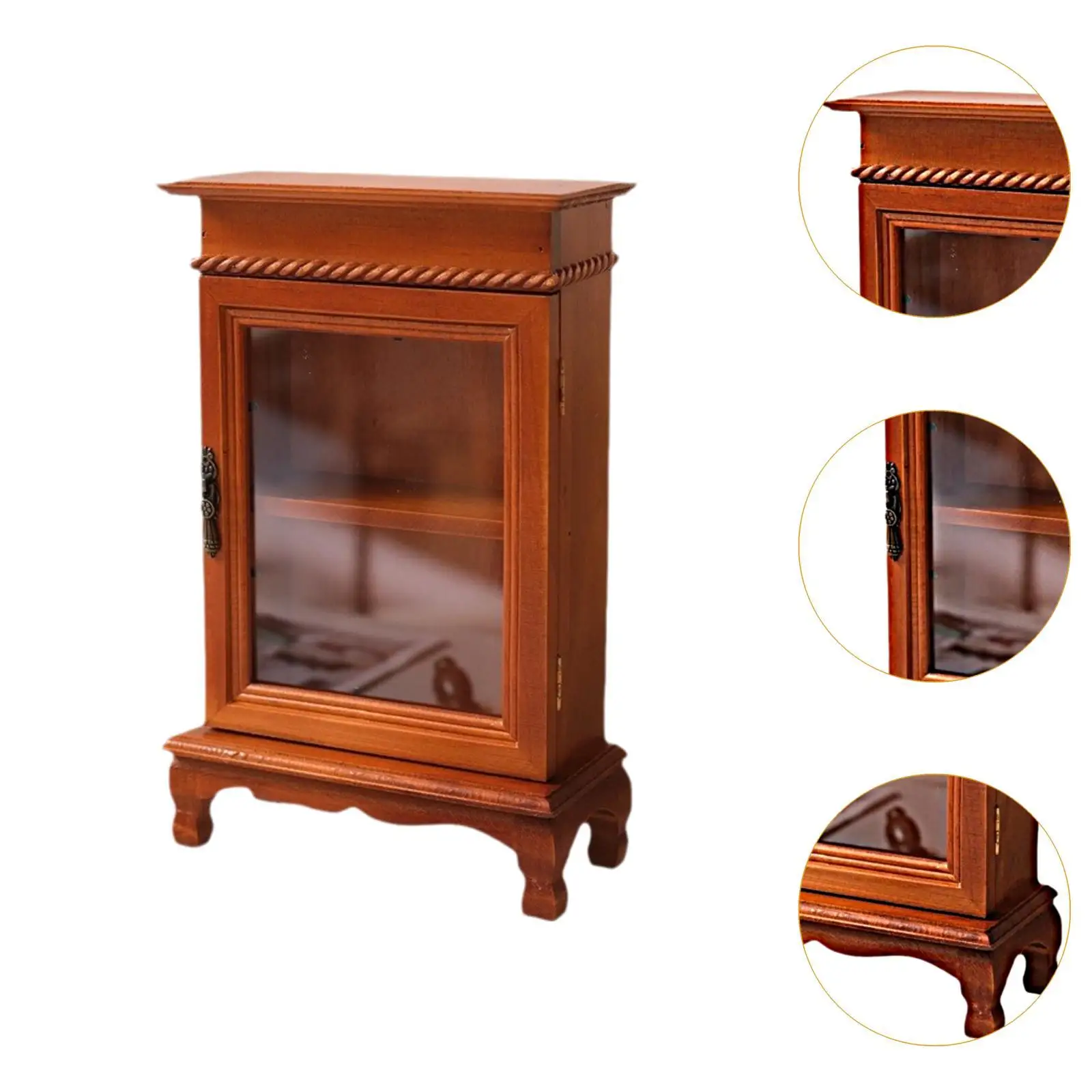 Compact Desk Organizer Storage Cabinet with Shelves for Office Table Drawer Entryway Dresser