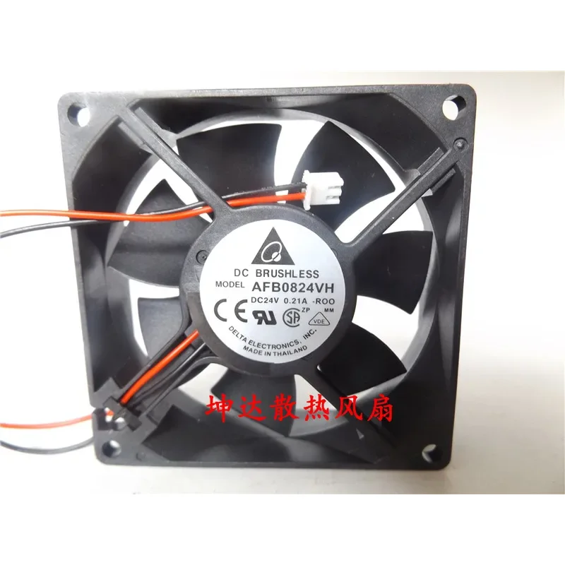 

Ltsf For Delta Electronics AFB0824VH DC 24V 0.21A 80x80x25mm 2-Wire Server Cooling Fan 8cm