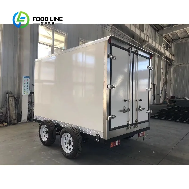Customized Insulated Box Trailer For Trailer With Cooling System And Side Door For Dairy Products Bulk Purchase Lower Cost