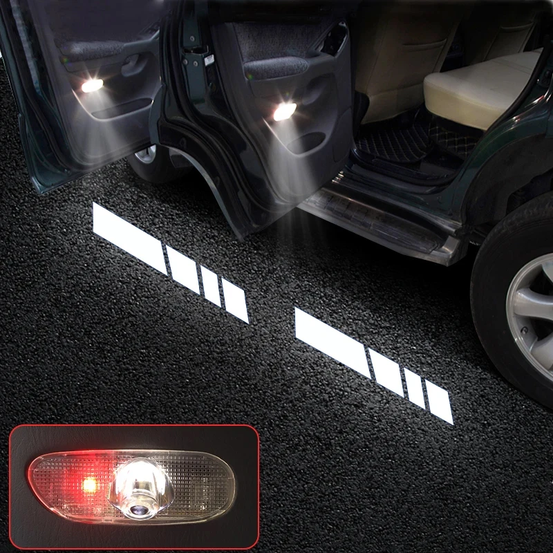 For 120 LC120 2003-2009 Accessories Upgrade Threshold Courtesy Lamp, Car Door Light Interior Parts