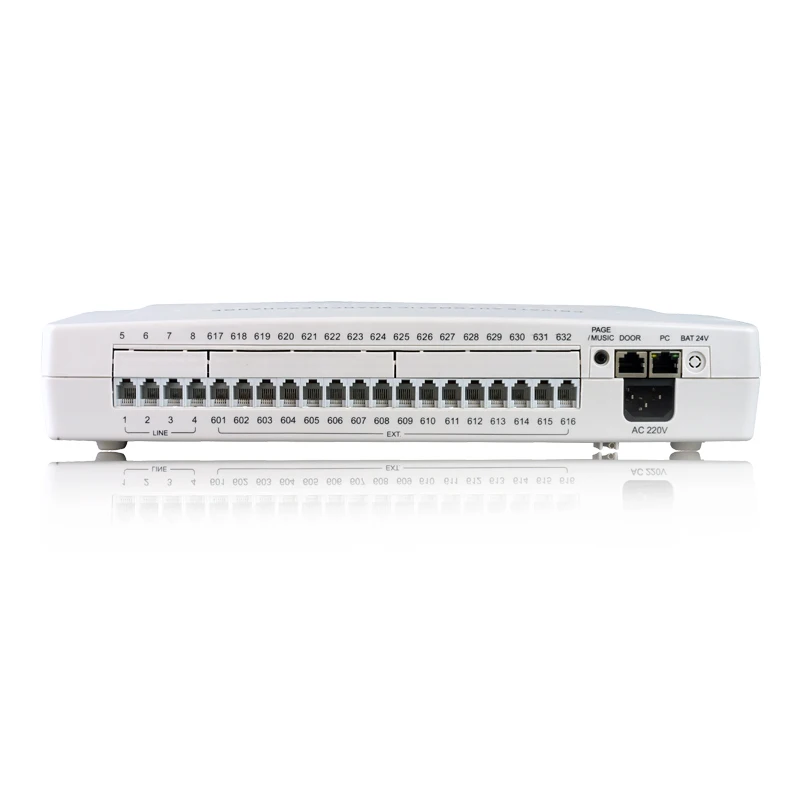 Expansível Telefone Exchange Sistema Telefônico com 16 Portas Pbx Pabx Extensões