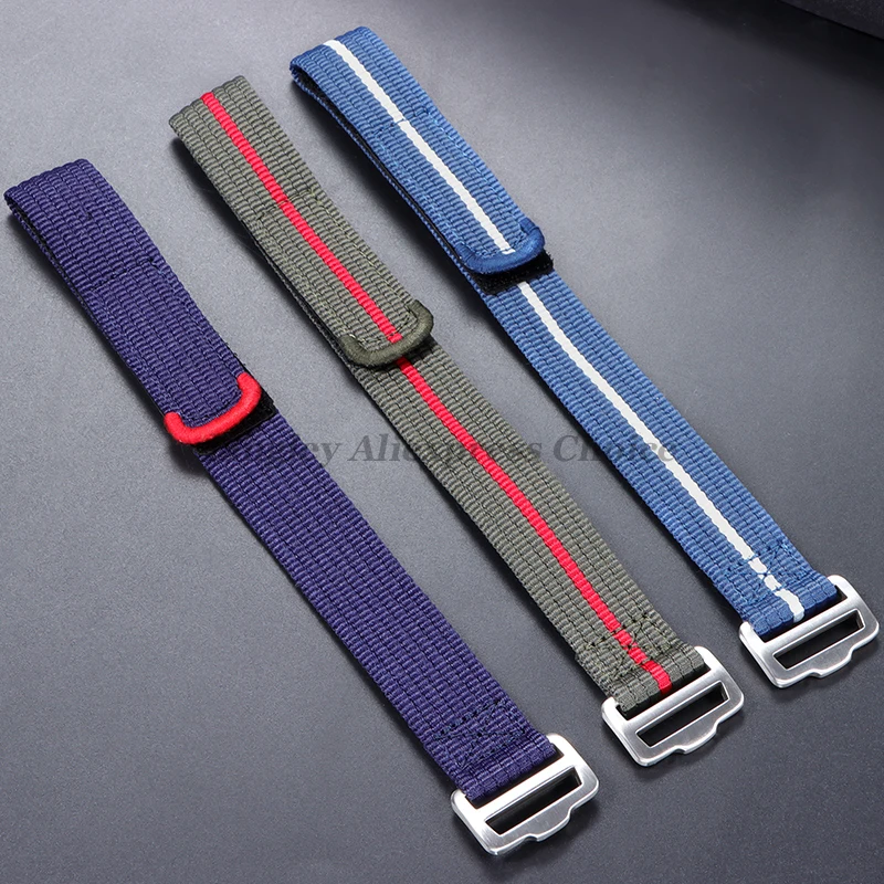 20mm 22mm High Quality Nylon Watch Strap for TUDOR Collar Hidden FXD/Biwan/1958Series Canvas Watchband for Men Sport  Bracelets image 4