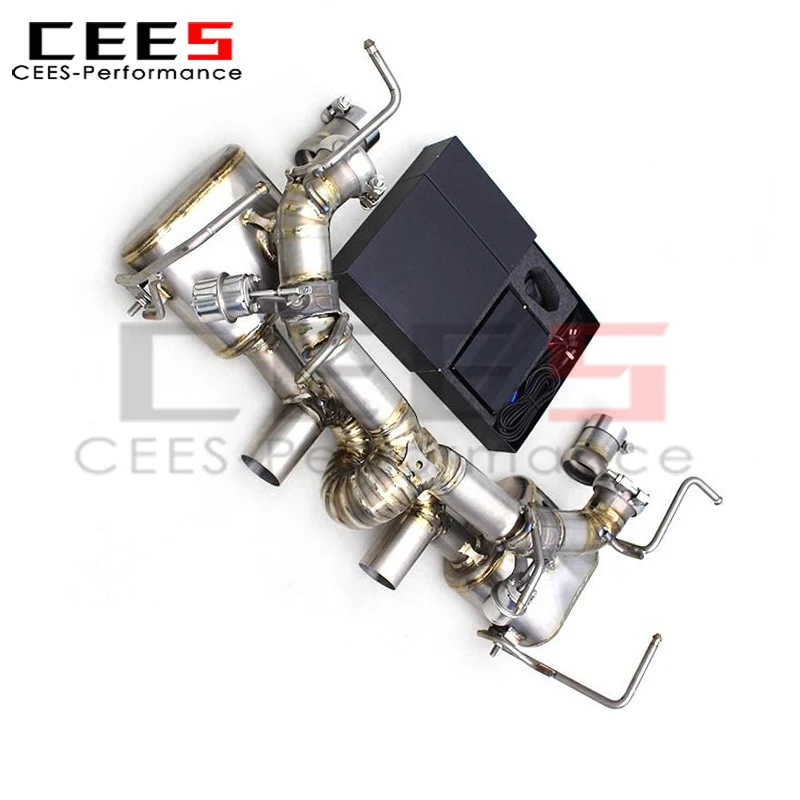 CEES Catback Muffler for Ferrari 458 Italia/Spider/Speciale/458SC 4.5L 2011-2016 OEM Factory Valved Exhaust System
