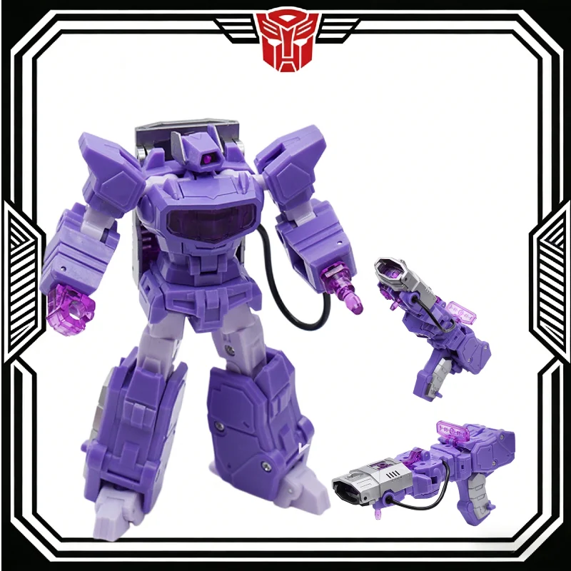 

In Stock Reissue MF35 Shock Wave Animation Color Original Mini Scale Mecha Robot Action Figure Collectible Toy