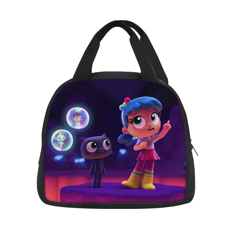 True and the Rainbow Kingdom lunch bag with large capacity cartoon print, suitable for both male and female students, new style