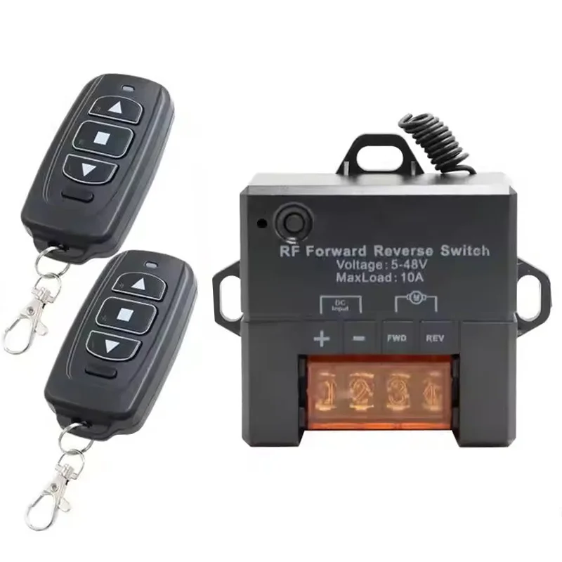 10A Relay Linear Actuator Controller Mini DC 5V Remote Control up Down Switch 12v Forward Reverse Remote Switch for Motor