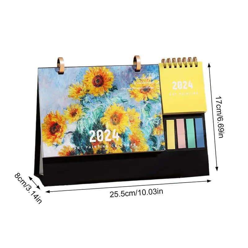 Calendário de Mesa, Desktop, Pequeno Planejador Mensal, Mesa, Escritório, Tampo de Mesa, Parede de Programação, Decorativo Diário, 2024