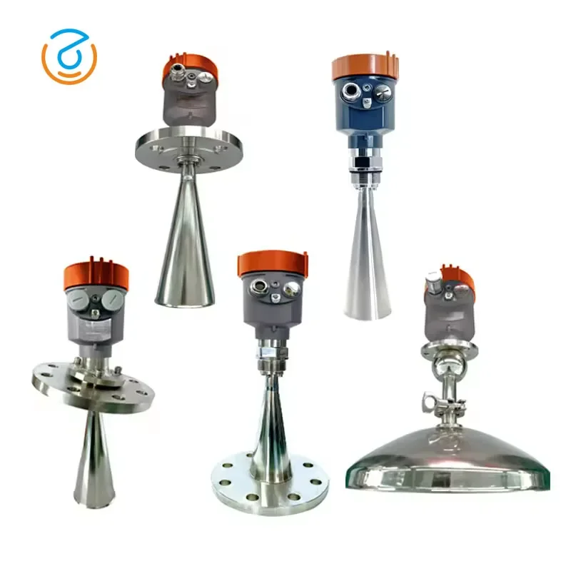 Factory Price Hot 26ghz radar Level Transmitter Non-contact Water Level Alarm Sensor Cement Silo Level Gauge Transmitter