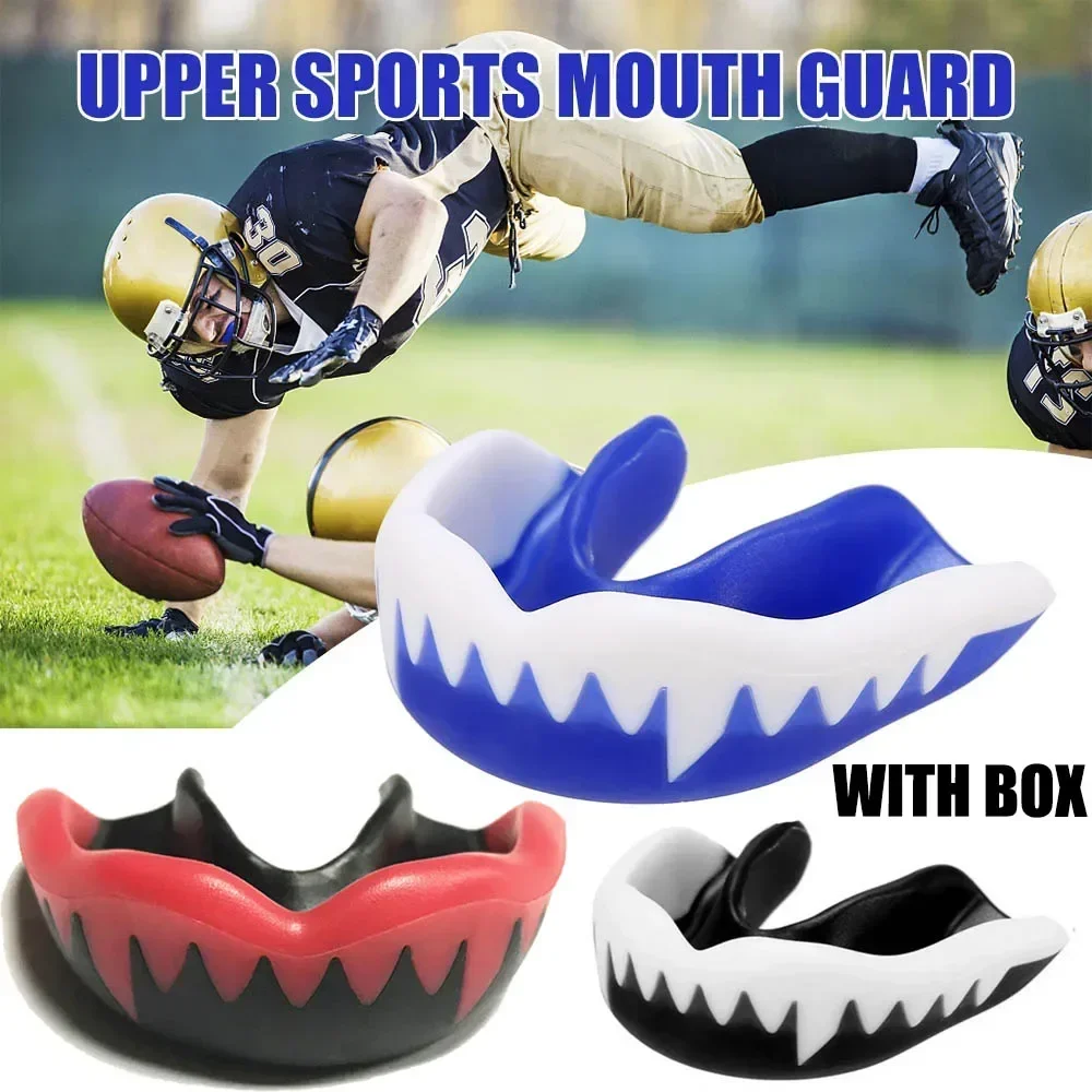 

Sport Mouth Guard Teeth for Basketball Rugby Boxing Karate Appliance TrainerProtector Kids Adults Mouthguard Tooth Brace