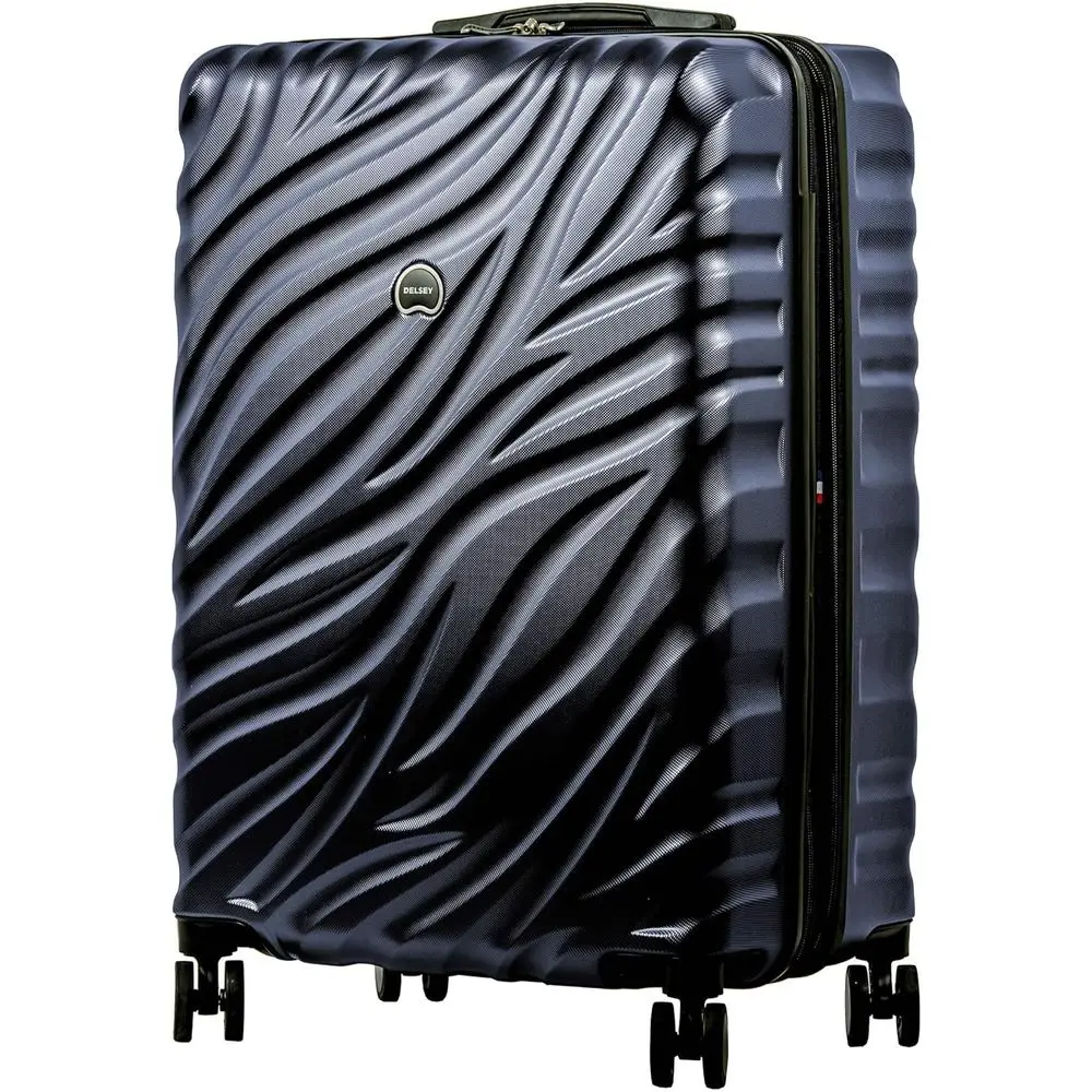 

Durable Expandable Lightweight 4-Wheel Spinner Suitcase with Easy Grip Handle, TSA-Lock, Navy, 29-Inch Check-In