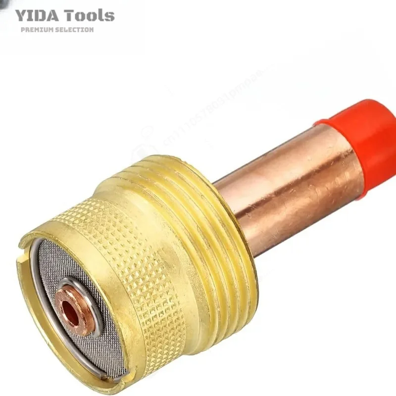 5PCS TIG Welding Nozzle Connector Gas Shielded Filter Screen Kit for WP17 WP18 WP26 Argon Arc Welder Accessories