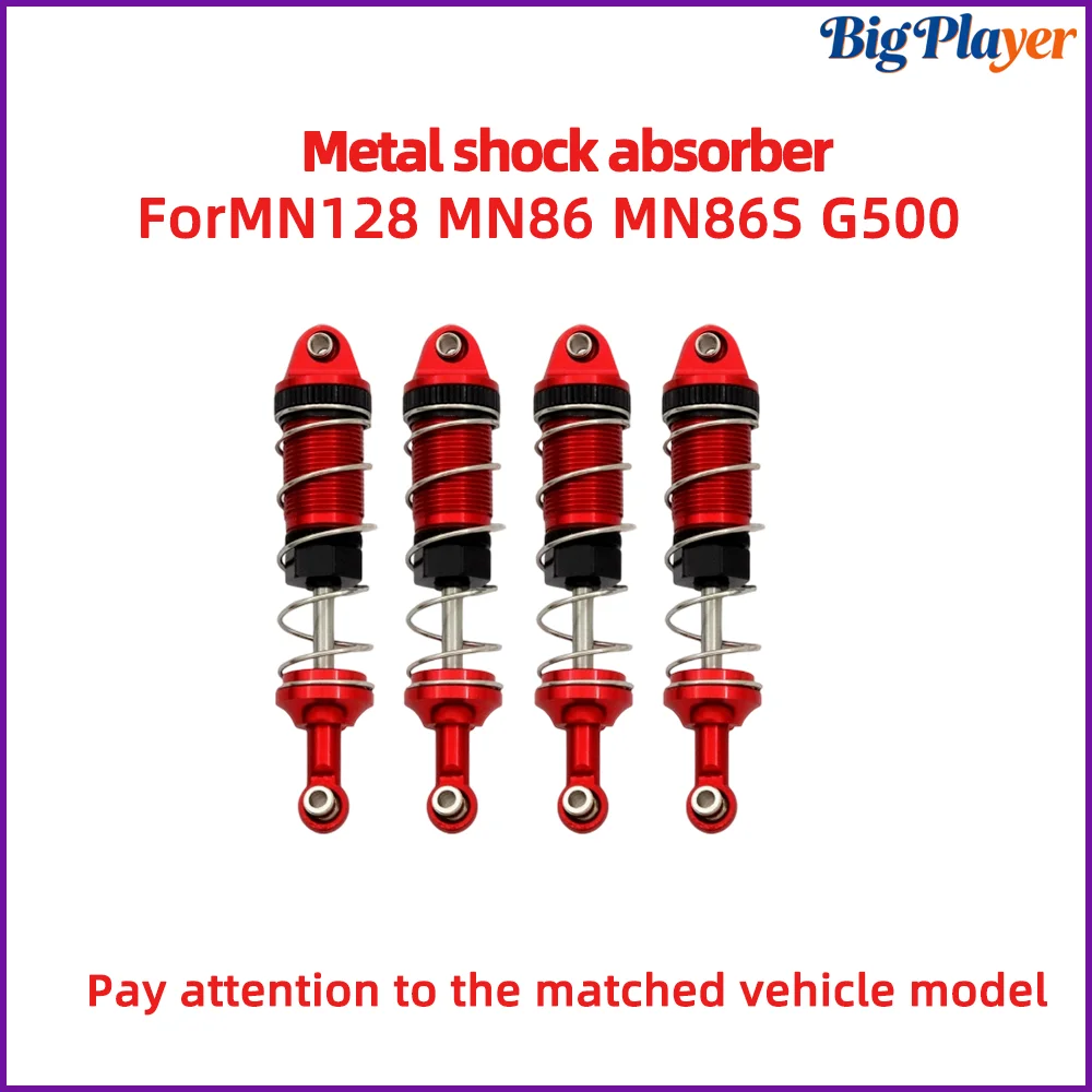 MN Model MN128 MN86 MN86S 1/12 Scale RC Car Upgrade Parts Metal Aluminum Alloy Axle Shock Absorber Drive Shaft  Brake Disc