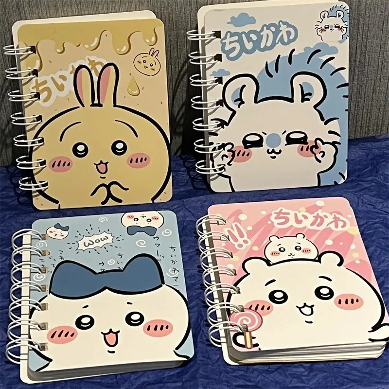 Cute Jiyika A7 Lined Spiral Notebook, High-Value Notebook with a Girlish Heart, Small Notebook for Notes and Homework