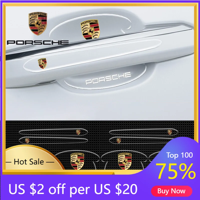 

Car Sticker For Porsche Cayenne Panamera Macan 911 8pcs For Porsche Cayenne Panamera Macan 911Taycan Boxster Cayman 918 Pajun Ca