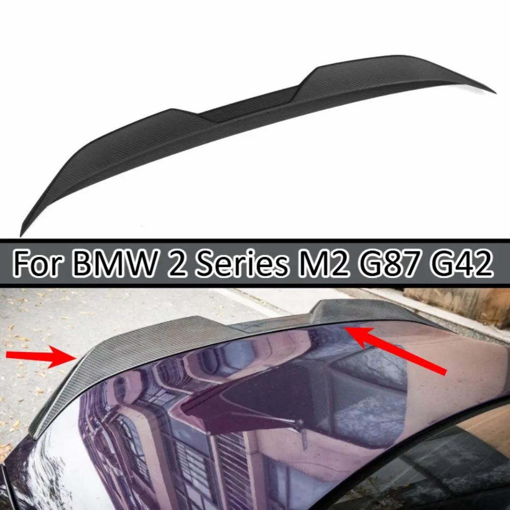 

Real Dry Wet Carbon Fiber MP Style Fixed Rear Spoiler For BMW 2 Series M2 G87 G42 Car Exterior Styling Accessories Kit Set Panel