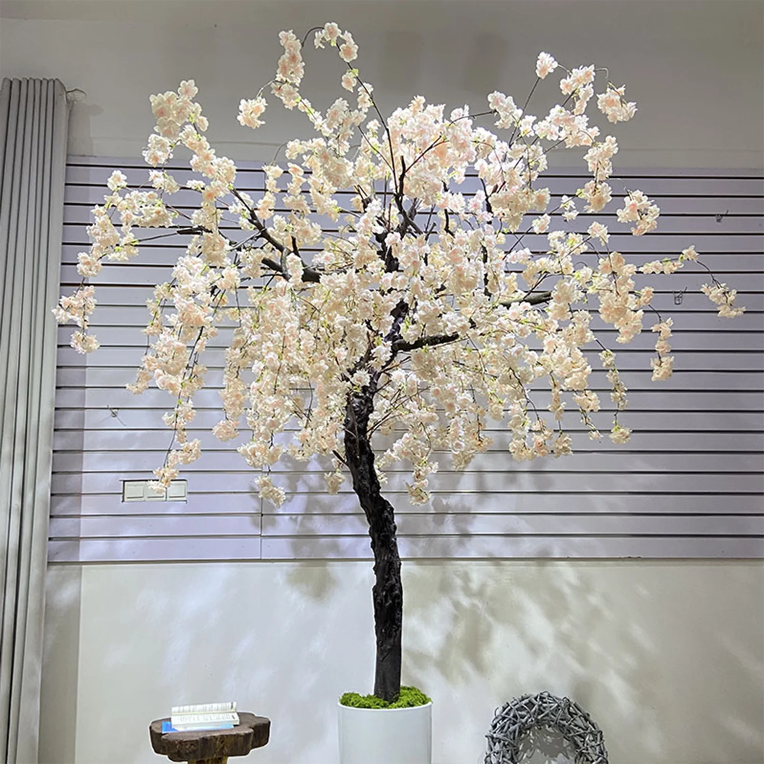 

Artificial Cherry Blossom Tree Weeping wishing tree Large landscaping simulation tree Wedding Set Decoration