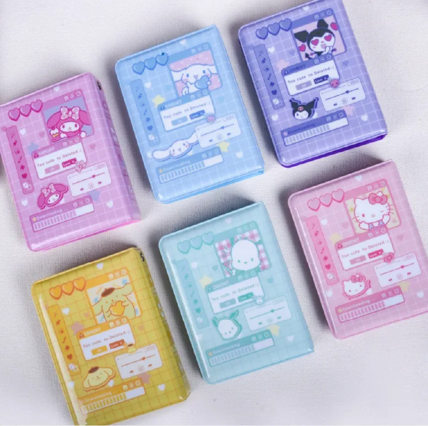 Sanrio New Style 3-Inch Kuromi Storage Photo Album Gift  Card Holder Mini Truck Card Binder Free Kawaii Sanrio Ornaments