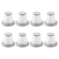 Filters 8Pcs for Deerma DX118C DX128C Vacuum Cleaner Accessories Elements Sweeping Robot Replacement Part Cleaning