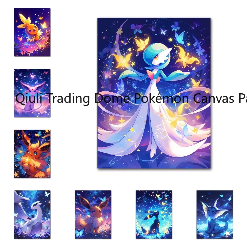 Anime Pokemon Character Gardevoir Poster Canvas Painting Picture Home Living Room Wall Art Decoration Painting Home Decor Gifts