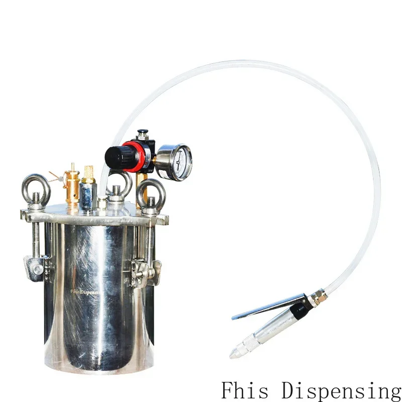 

Stainless Steel Pressure Barrel Small Flow Dispensing Valve Manually Easy Dispensing Equipment Single Liquid Dispensing