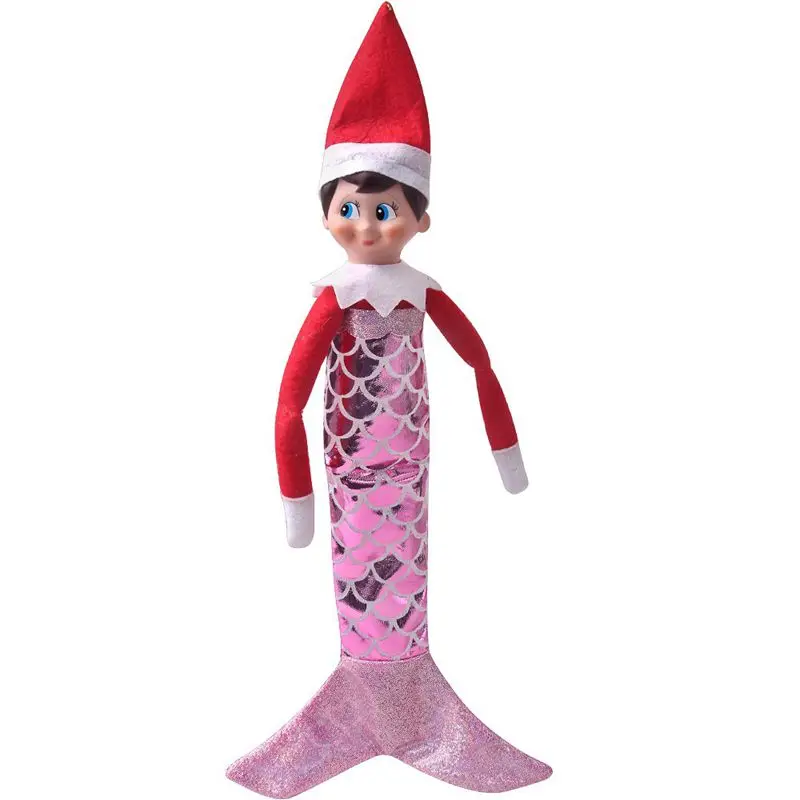 Kawaii Items Fashion Doll Tops Pants Christmas For Elf Doll  Mermaid Dresses Kids Toys For Elf  Figures Red Book Dolls DIY Game