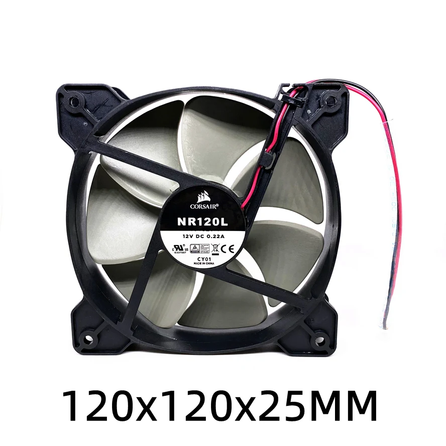 DC12V 0.22A 120MM Corsair 12025 120*120*25MM Cooling Fan Chassis Fan Computer Case Fan 2PIN