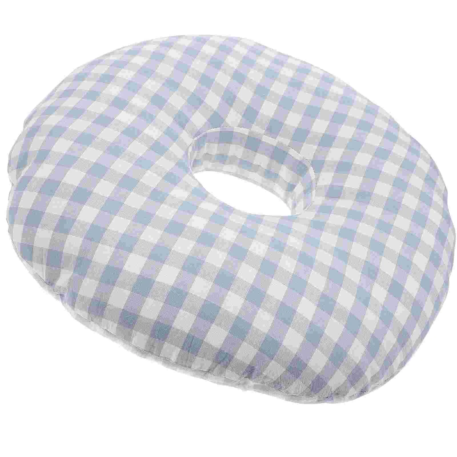 

Single Hole Ear Pillow Protective for Household Pain Relief Breathable Donut Piercing Cotton Side School Elderly