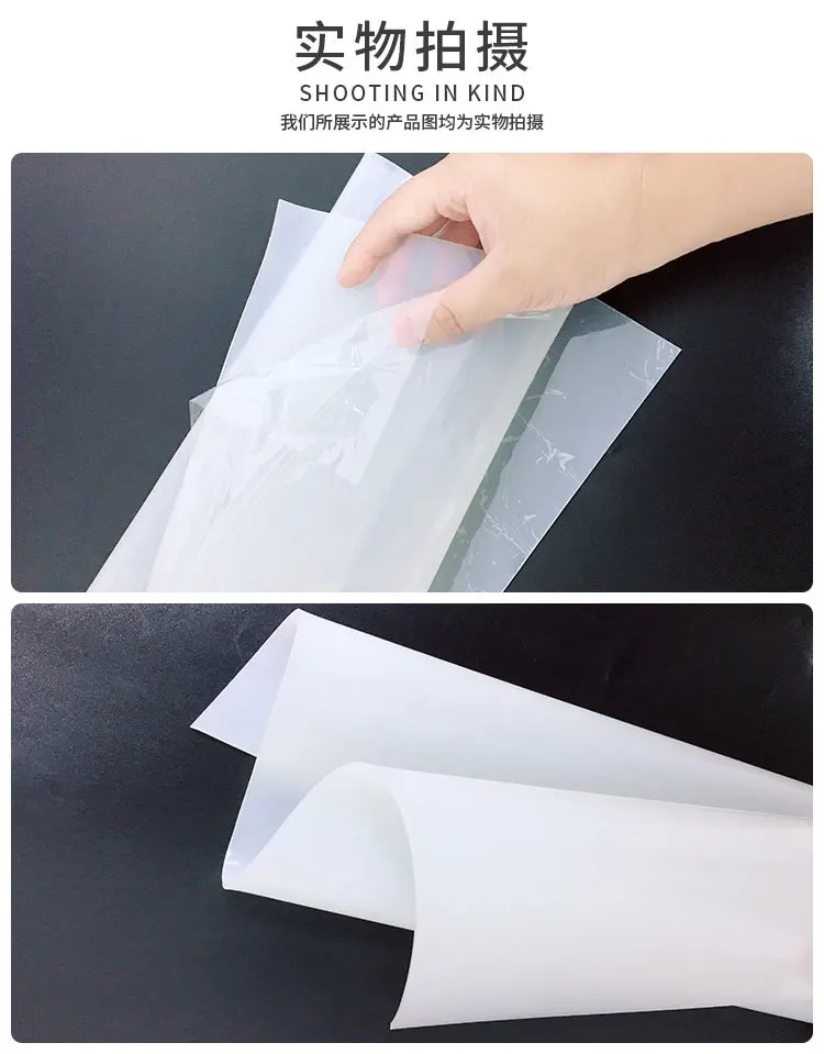 Snatch Up Now! Translucent Silicone Rubber Sheets Built for High - Temperature Resistance, Sized 100x100 - 400x400mm
