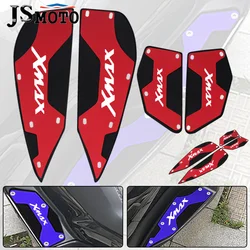 NEW Motorcycle For XMAX300 XMAX250 xmax 125 17-21 Rubber Foot Rests Plate Pads Modified Skidproof Footrest Footpads Pedals Plate