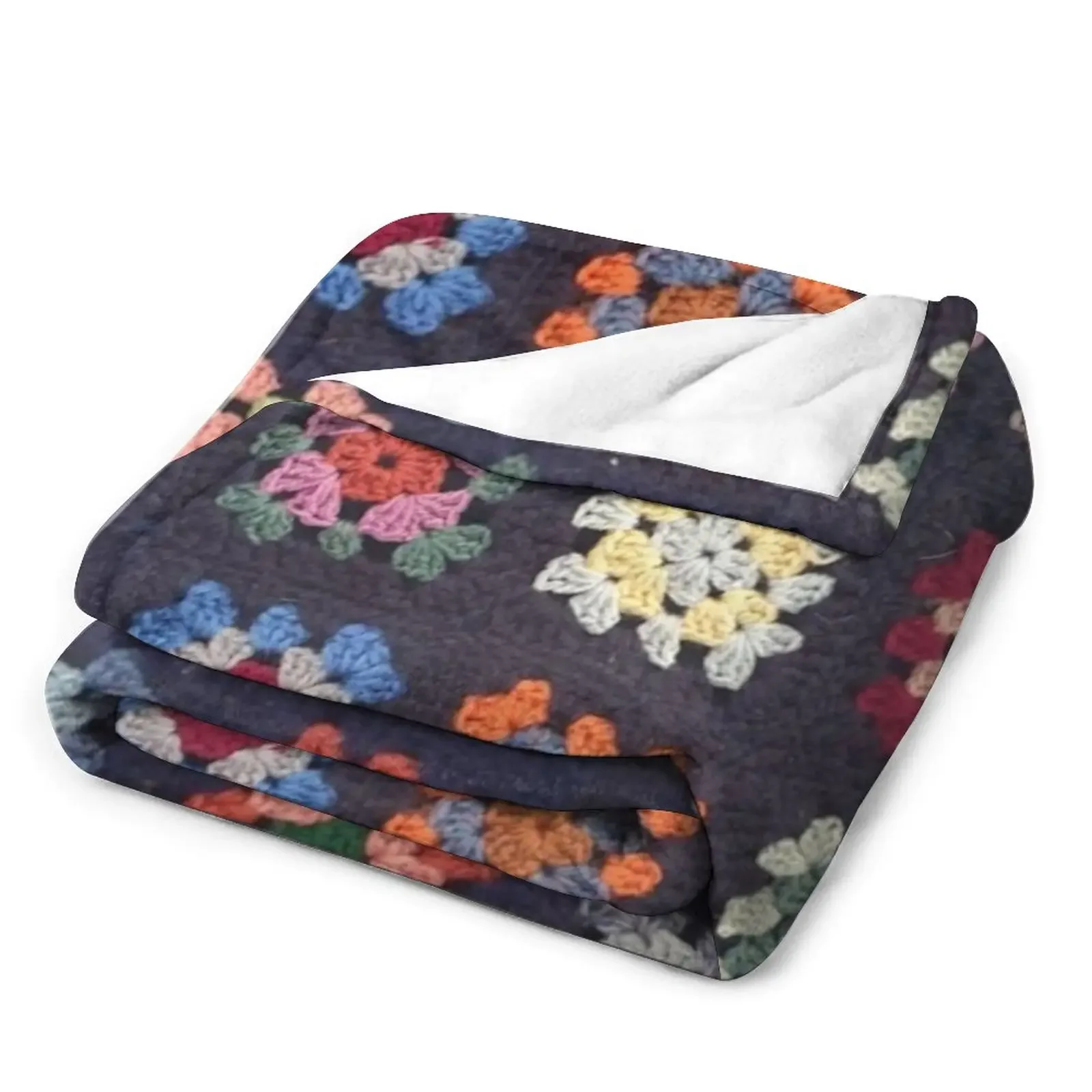 Vintage Crochet Blanket Throw Blanket manga Cute Blanket Plaid Stuffed Blankets