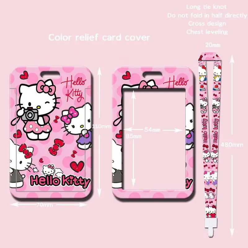 Tali Gantungan Kunci Anime Kawaii Kucing Anjing Lucu Untuk Penutup Kartu Tempat Kartu Identitas Gantungan Kunci Untuk Aksesoris Perhiasan Hadiah Penggemar