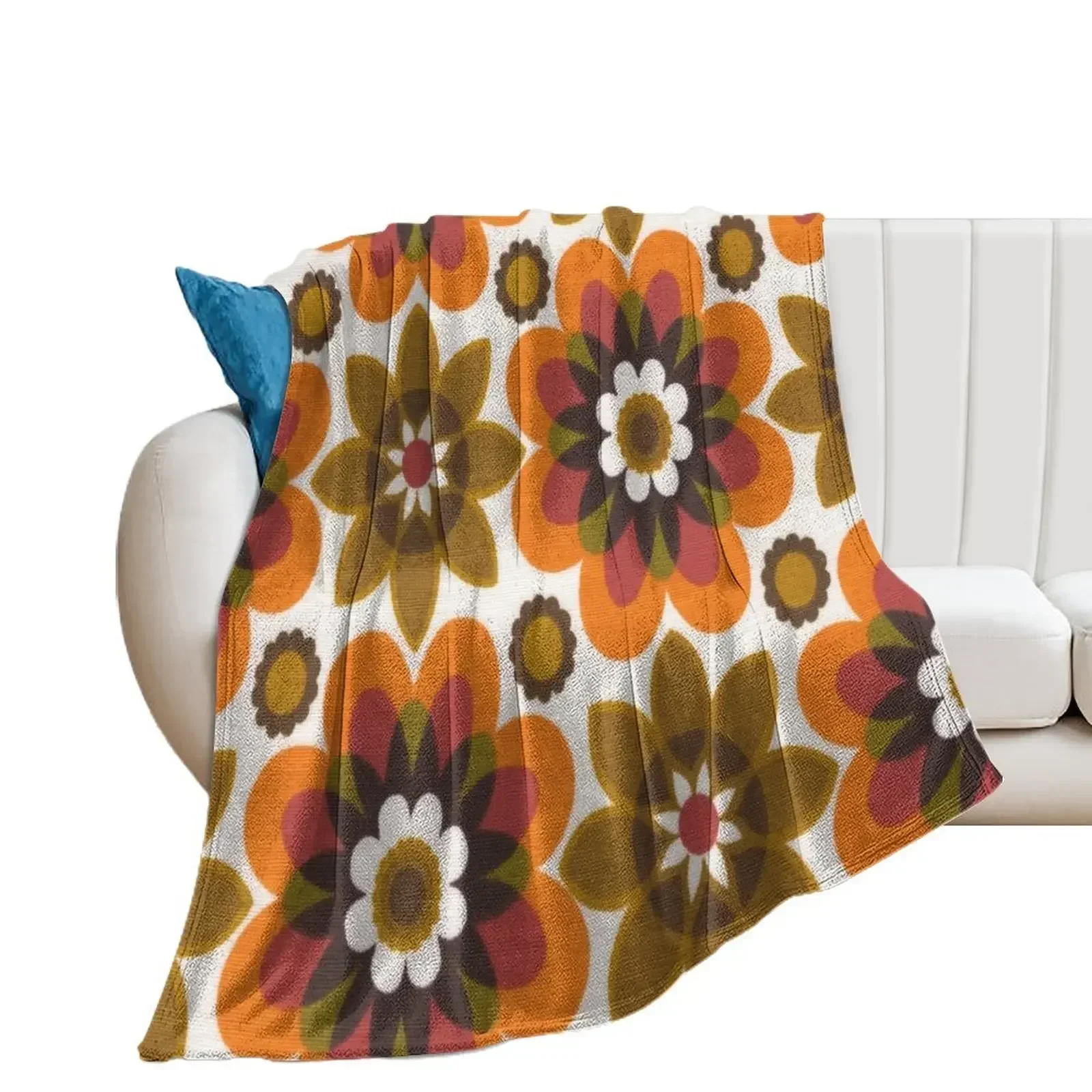 

Hippie chic flowers Throw Blanket Bed covers Sofa Throw Summer Luxury Blankets