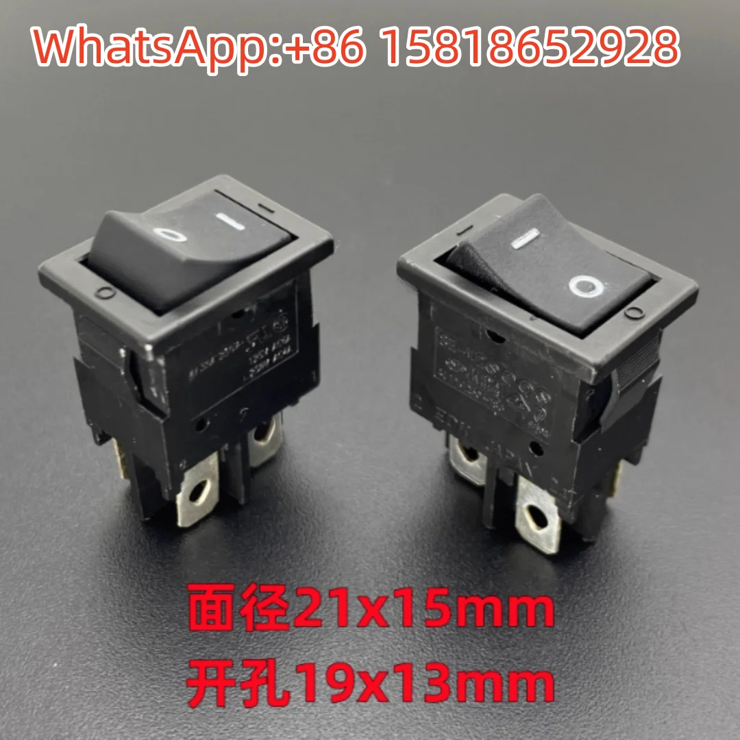 

2pcs Japan EDK SE-W2 Boat Type Power Switch Button 4 Pins 2 Gear Boat Rocker Button 4 30A250V