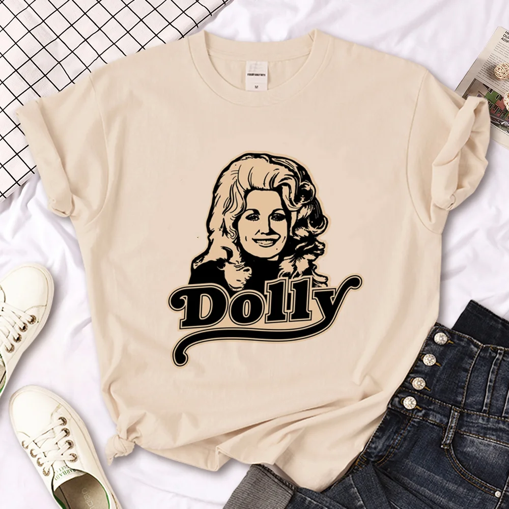 Dolly Parton t-shirts women anime comic t-shirts girl comic y2k streetwear clothes