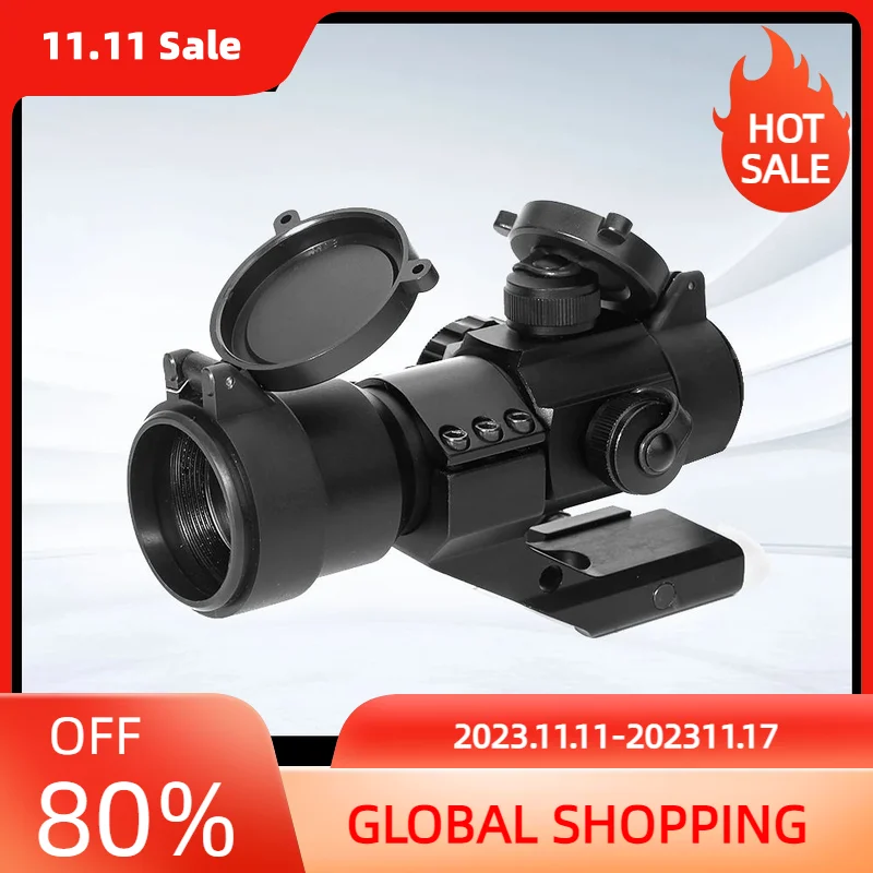 US Stock M3 Red Green Dot Riflescopes Cantilever Mount Reflex Sight Rifle Scope Holographic Airsoft Air Guns Hunting Accessory