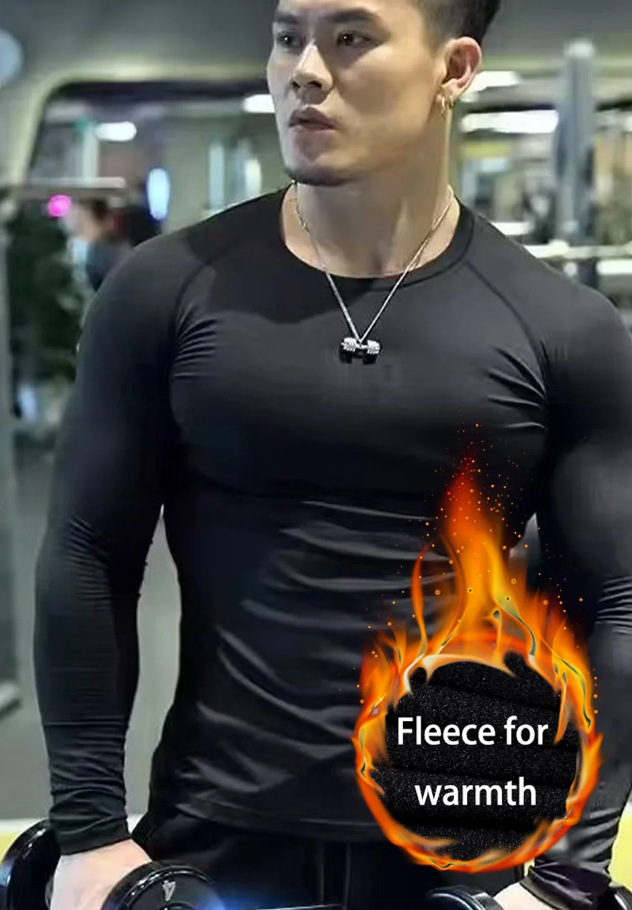 ملابس داخلية حرارية لخريف وشتاء 2025، ناعمة ودافئة، سريعة الجفاف وقابلة للتنفس، مناسبة للرياضة #3