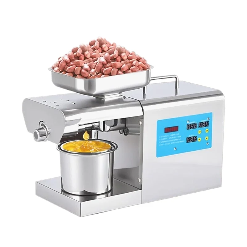 

304 stainless steel multifunctional household and commercial hot and cold double oil press