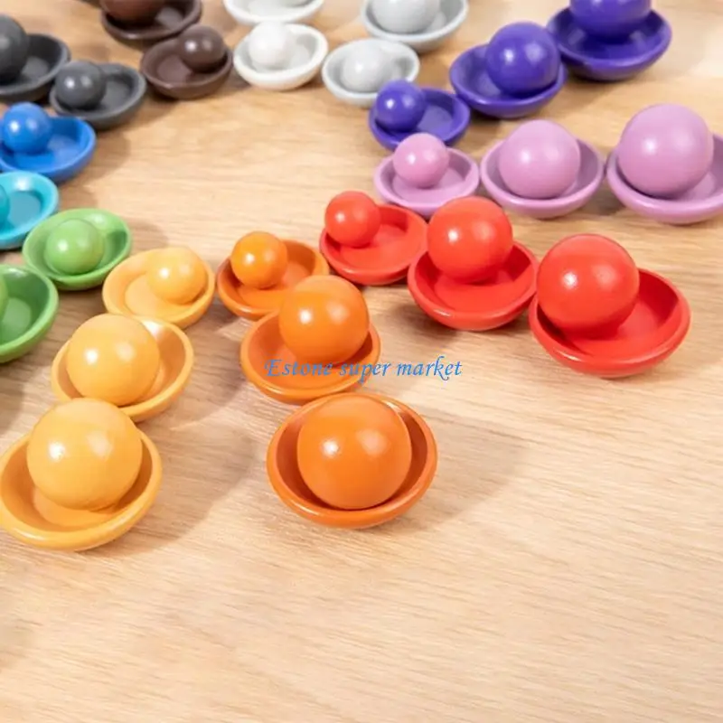 

090B Learning Puzzle Color Matching Toy Kids Fine Motor Skill Development Toy