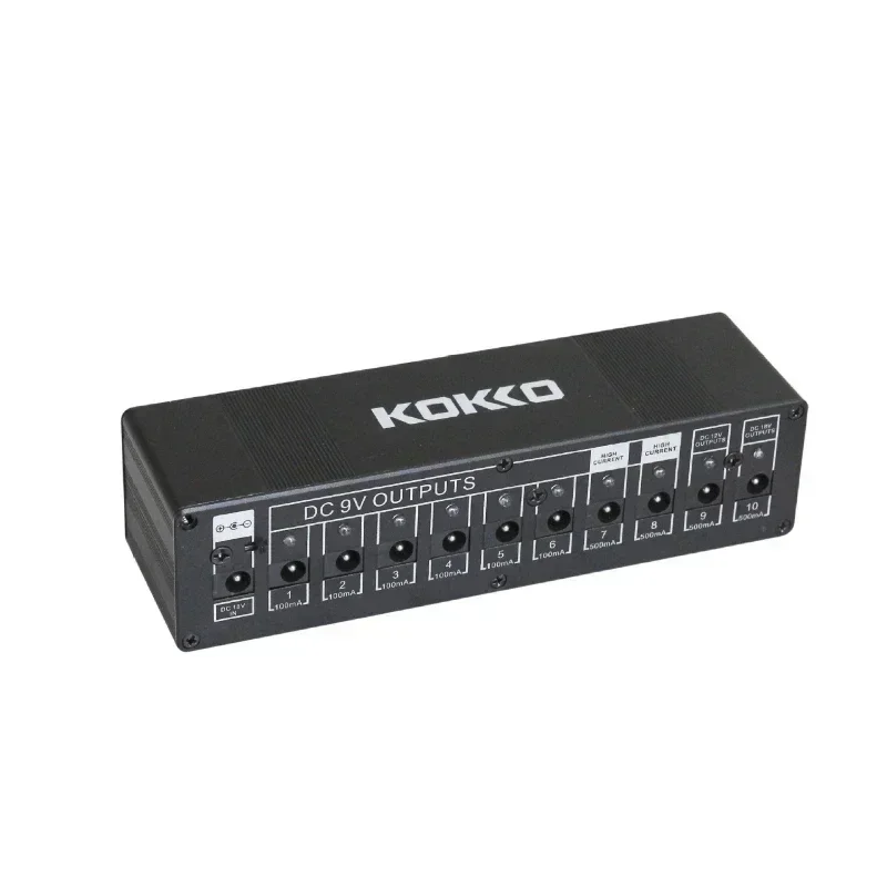 KOKKO Guitar Effect Power Supply Station Distributor 9V/12V/18V Effect Power with Short Circuit Guitar Accessories & Parts