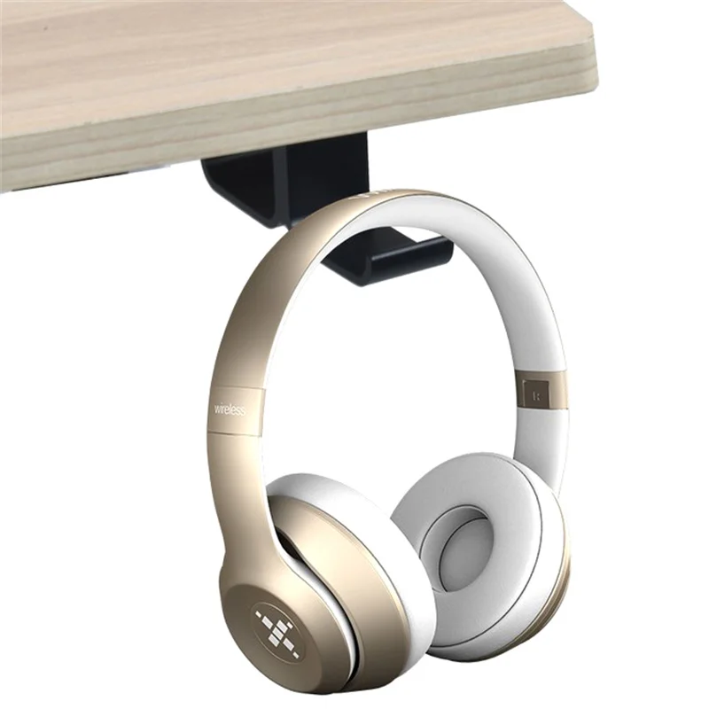 Rotatable Headworn Piano Earphone Stand Office Desk Storage Earphone Hanger All Aluminum Alloy Multi Functional Hook