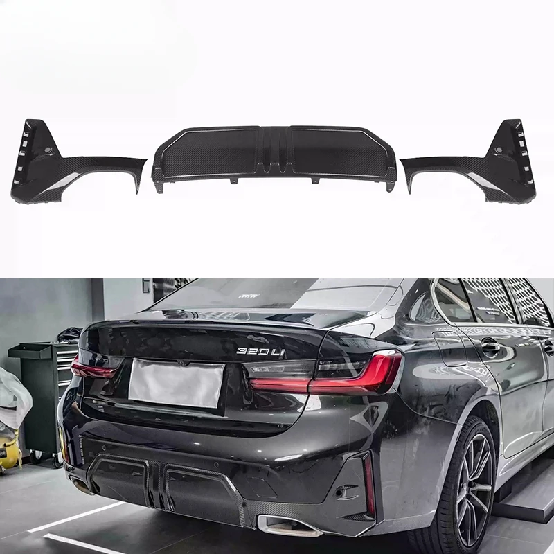 

Dry Carbon MP Style Rear Lip for BMW G20 3 Series 320i 325i 330i M Sport Rear Bumper Diffuser Fins Spoiler Winglet Splitter