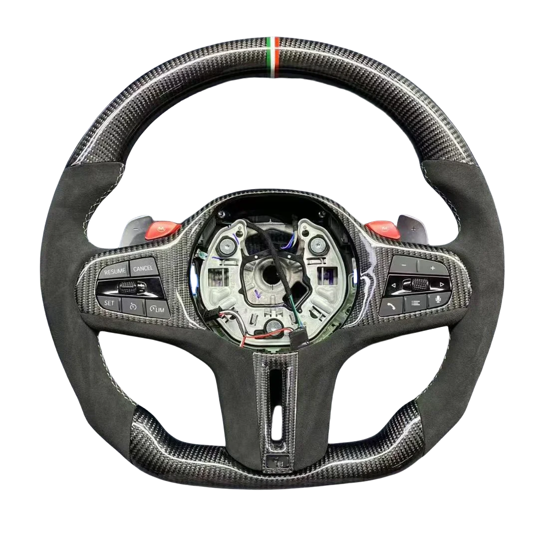 

RELI Professional Custom Carbon Fiber Steering Wheel for bmw G20 Carbon Steering Wheel F30 F10 G30 G38 G12 G05 Upgrade Sport Mod