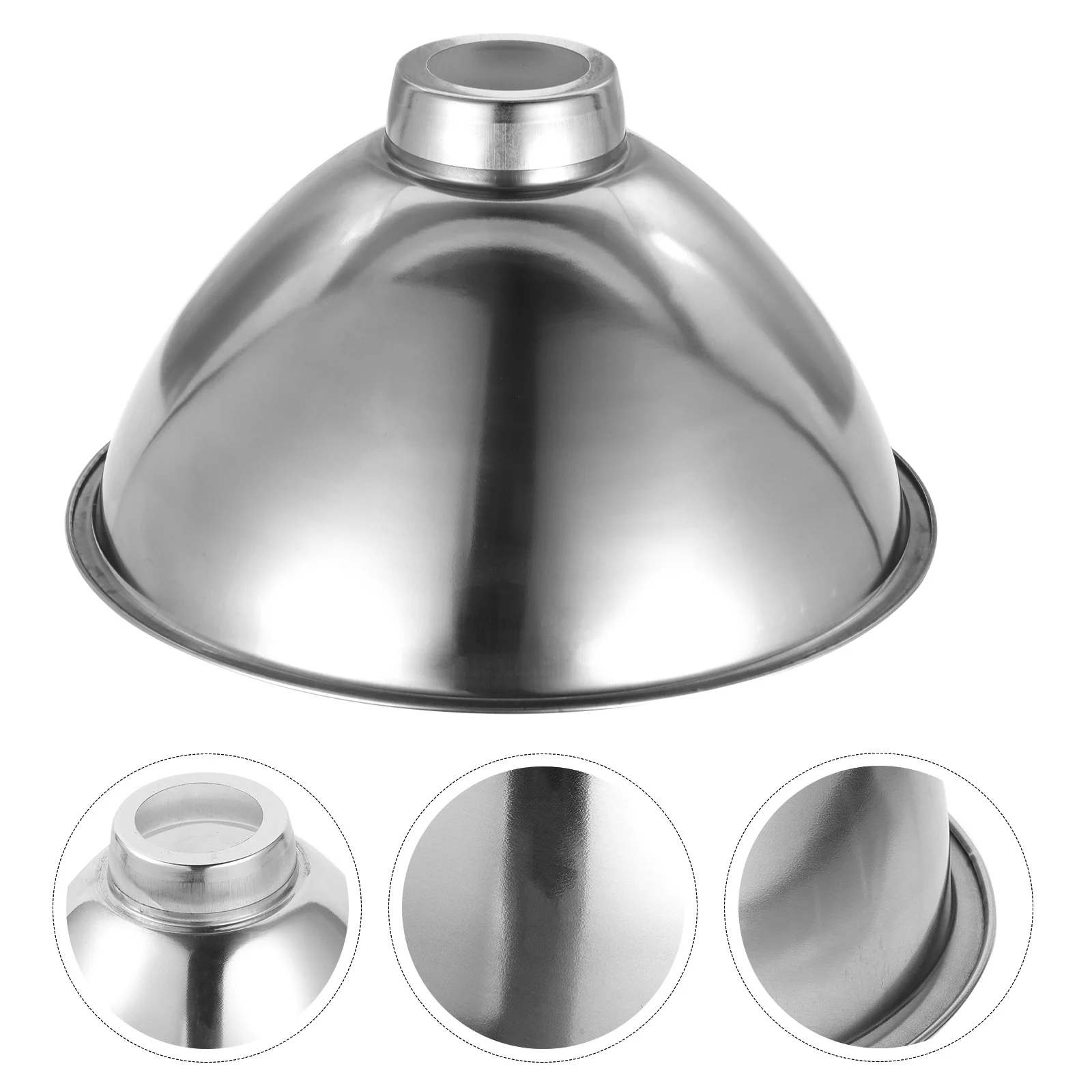 Stainless Steel Lampshade Pendant Light Cover Decorative Accessories Ceiling Industrial Bulb Shades for Floor